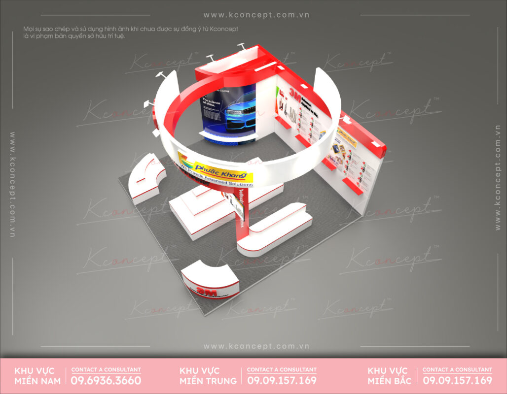 thiết kế thi công gian hàng triển lãm