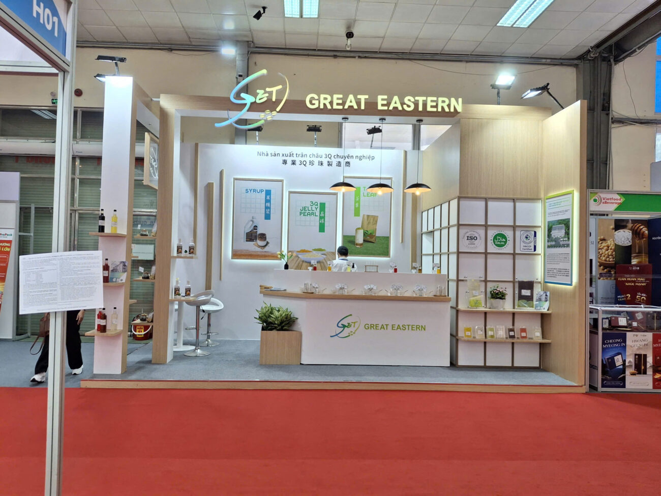 Kconcept hoàn thiện gian hàng triển lãm FOOD & HOSPITALITY VIETNAM 2026