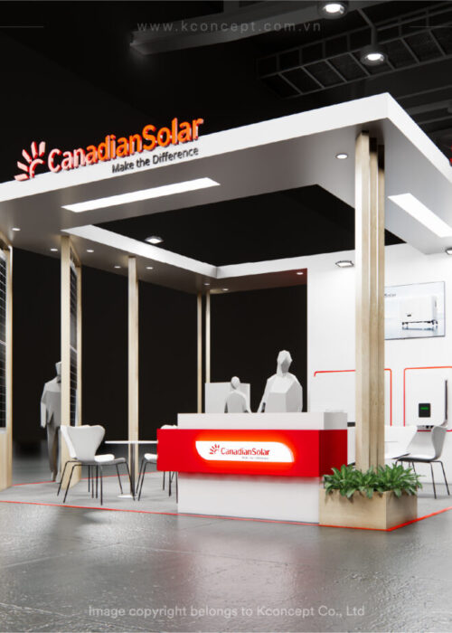 Tradeshow booth solar & storage