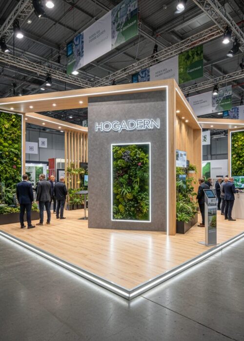 phong cách hiện đại trong thiết kế thi công gian hàng triển lãm Vietnam Home & Garden Expo