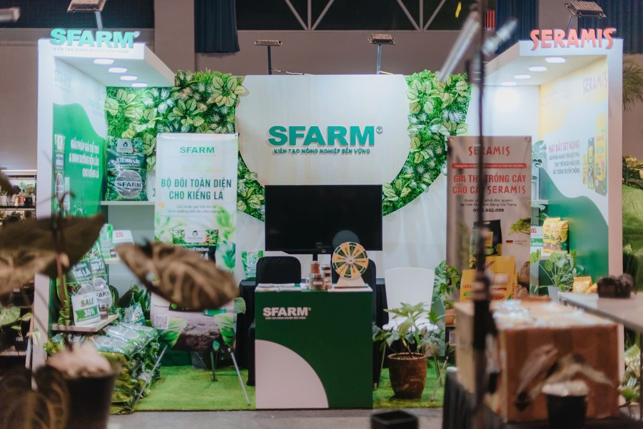 thiết kế thi công gian hàng triển lãm Vietnam Home & Garden Expo phong cách eco